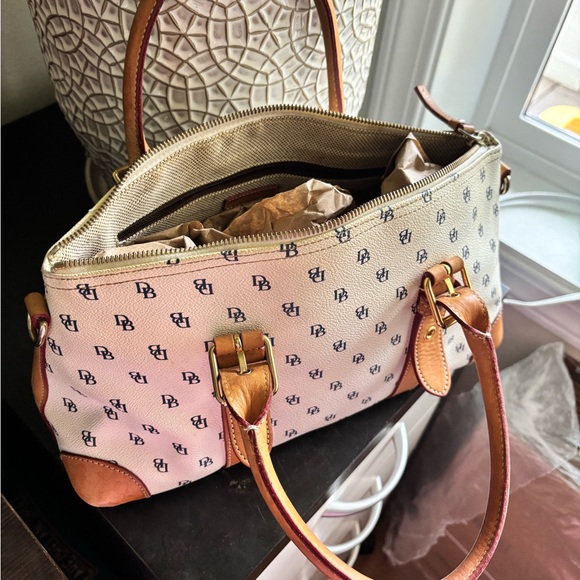 Dooney & Bourke Signature Satchel - Picture 5 of 11